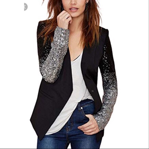 Haoduoyi Jackets & Blazers - Haoduoyi Sequin Blazer